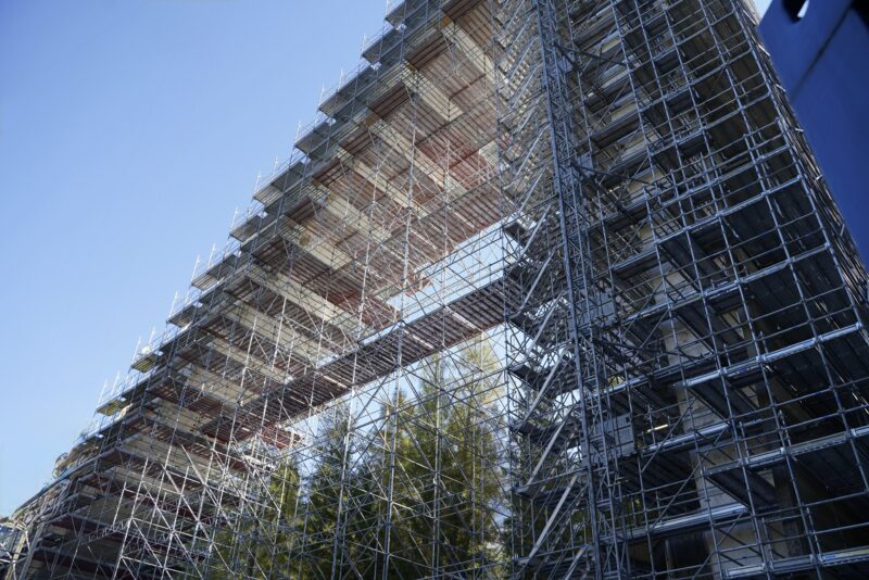 strutture provvisionali allestite