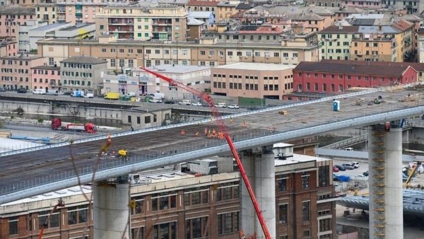 Ponte Genova: fine lavori per il 20 luglio