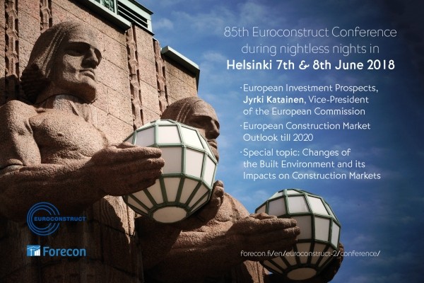 85a Conferenza Euroconstruct 7-8 Giugno 2018 Helsinki - Finlandia