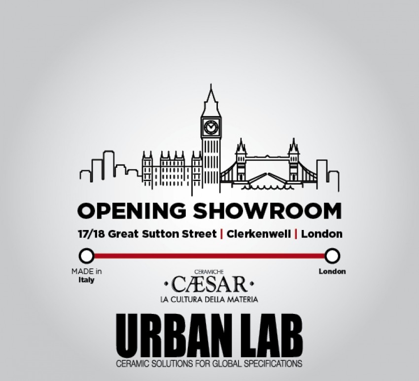 Inaugura a Londra URBAN LAB, lo showroom firmato Caesar
