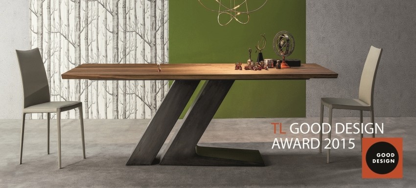 Bonaldo: il tavolo TL si aggiudica il Good Design Award 2015