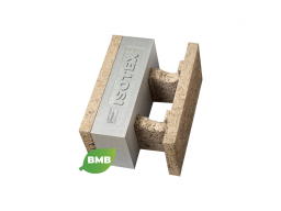 Blocchi cassero in legno cemento Isotex - HDIII 44/20 con Neopor®BMBcertTM