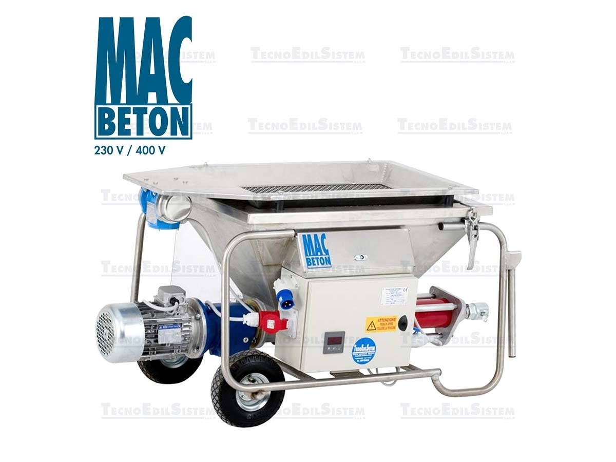 Macchina per intonaco tradizionale MAC BETON 230V/400V