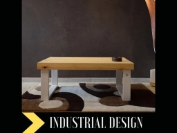 Tavolino da salotto stile industriale personalizzabile