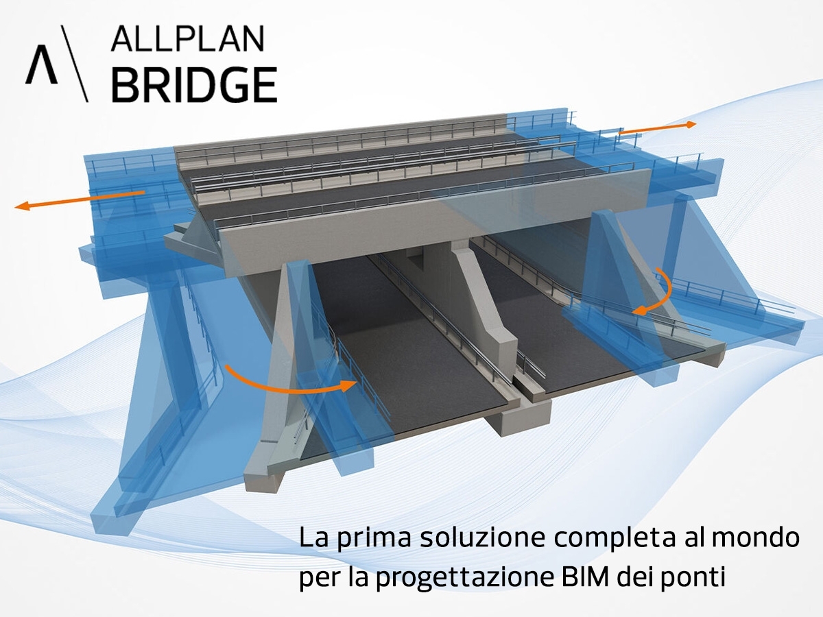 Bridge - Allplan Bridge è una potente soluzione BIM parametrica per l'ingegneria dei ponti.