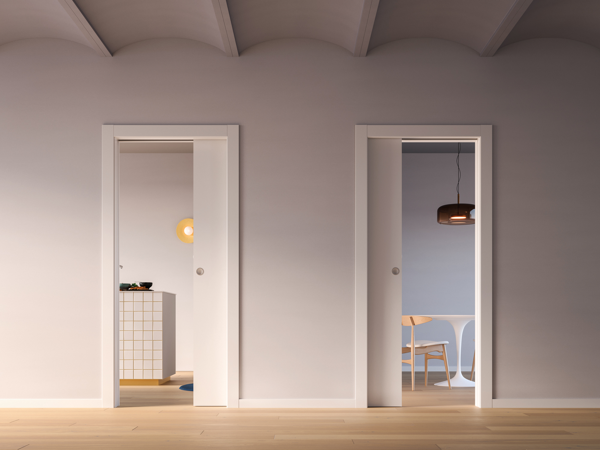 Porte a scomparsa con stipiti per ECLISSE - Classic Collection