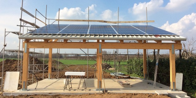 Pergolato fotovoltaico