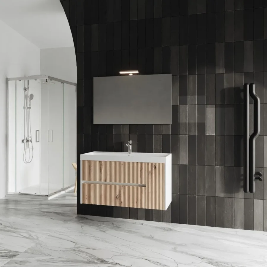 02_mobile_bagno_sospeso_100cm_rovere_oro_cannettato