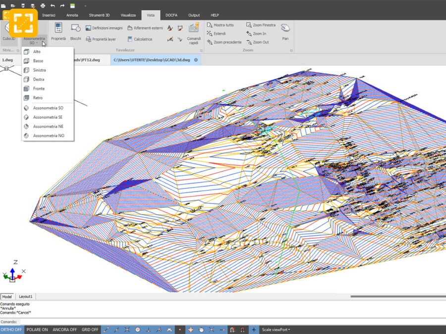 GCAD - Gestione Modelli 3D