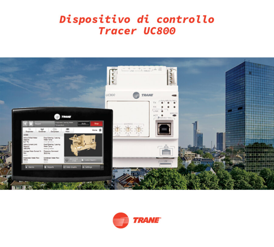 Dispositivo di controllo Tracer UC800
