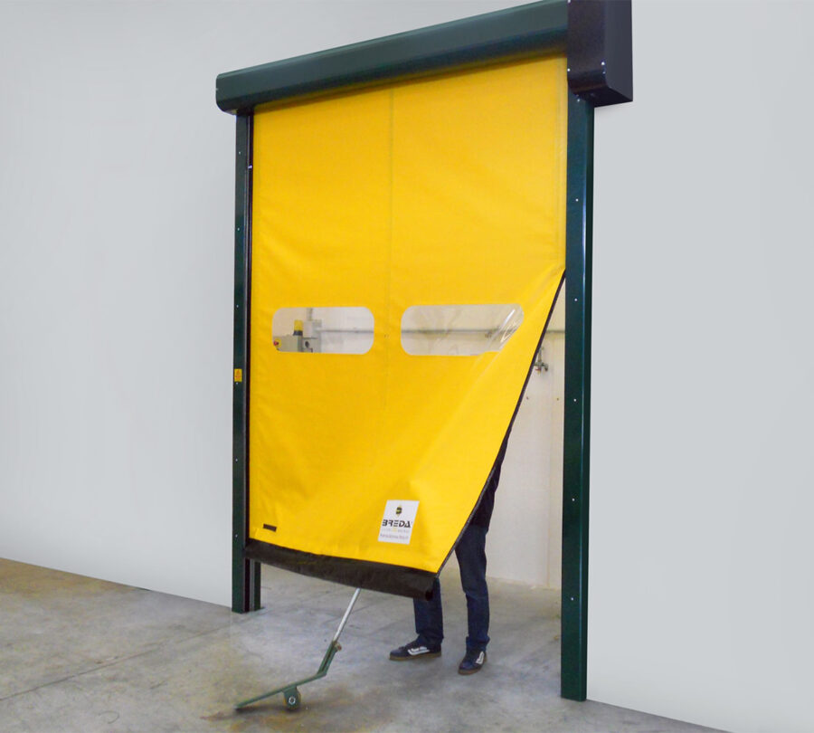 Porta-rapida-autoriparante-ad-avvolgimento-LAMPO-Giallo-RAL-1003-min