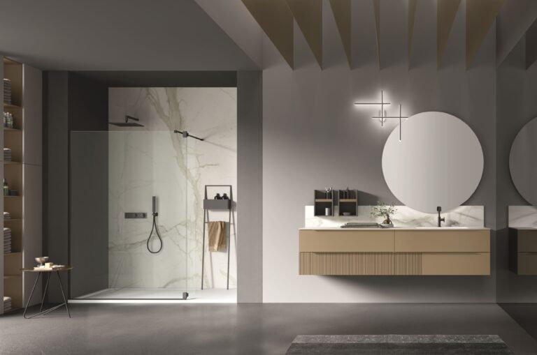 ARCOM POLLOCK TRAME: la nuova geometria del bagno