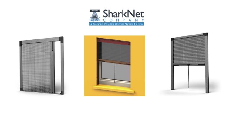 SharkNet: la zanzariera plissettata originale n.1 in Italia