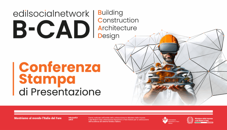 Conferenza Stampa Presentazione B-CAD Roma 2026 – La Fiera Internazionale di Edilizia, Architettura e Design