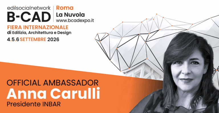 Istituto Nazionale di Bioarchitettura nominato Ambassador di B-CAD 2026: una nuova piattaforma culturale per la bioarchitettura
