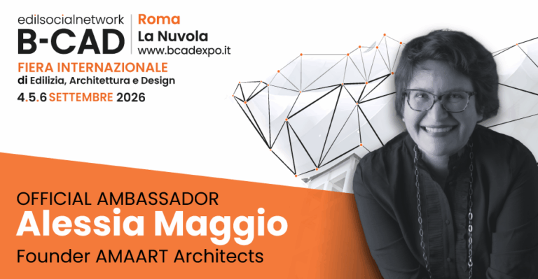 Studio AMAART Official Ambassador di B‑CAD 2026: “il piacere nell’architettura, lo spazio sensibile”