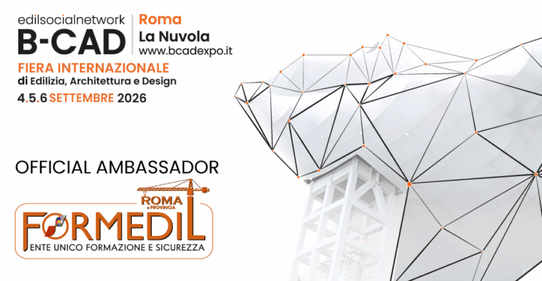 B-CAD 2026: Formedil Roma nominata Ambassador