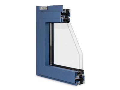 Finestra minimale a battente TOP TB65 - Allu.tan