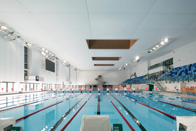 Tecnologia e sicurezza antisismica: Myrtha Pools firma il nuovo Parakiore Recreation and Sport Centre di Christchurch in Nuova Zelanda