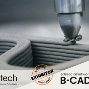 Aediltech protagonista a B-CAD 2026: la stampa 3D e l’innovazione digitale rivoluzionano l’edilizia contemporanea