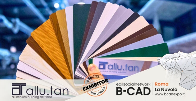Allu.tan protagonista a B-CAD 2026: l’alluminio come alleato di innovazione, funzionalità e progettazione su misura