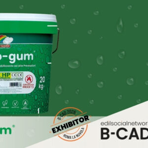 Fibrogum Flex HP di Liquiplast a B-CAD 2026: impermeabilizzazione senza compromessi, zero demolizioni, massima affidabilità