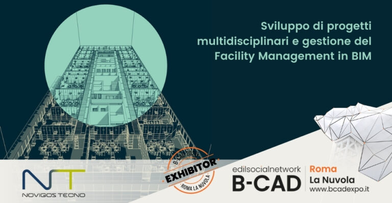 Novigos Tecno presenta a B-CAD 2026 le nuove frontiere della gestione digitale degli edifici