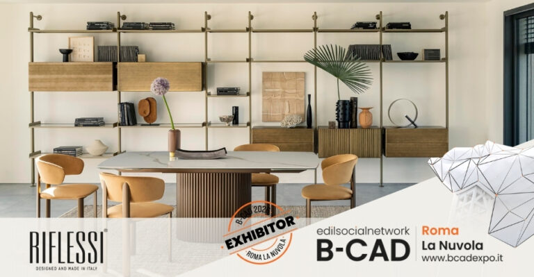 Riflessi a B-CAD 2026: eleganza sartoriale e design Made in Italy al servizio della casa contemporanea