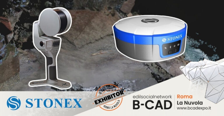 Stonex a B-CAD Expo 2026: tecnologie di precisione e soluzioni avanzate per il rilievo e la misurazione