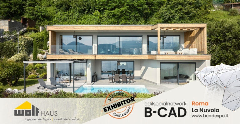 Wolf Haus a B-CAD 2026: eccellenza italiana nella bioedilizia, dalla progettazione alla posa, in tutta Italia