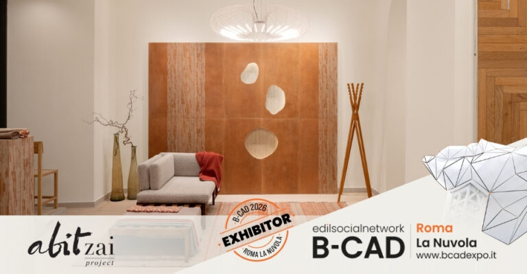 Abitzai Project approda B-CAD 2026: materia, luce e cultura in un nuovo spazio del progetto contemporaneo