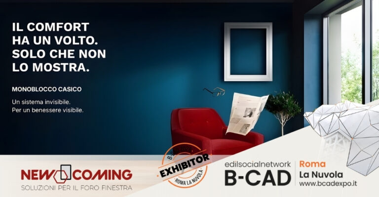 New Coming a B-CAD Expo 2026: gli “Eroi dell’Invisibile” presentano le nuove soluzioni per il foro finestra