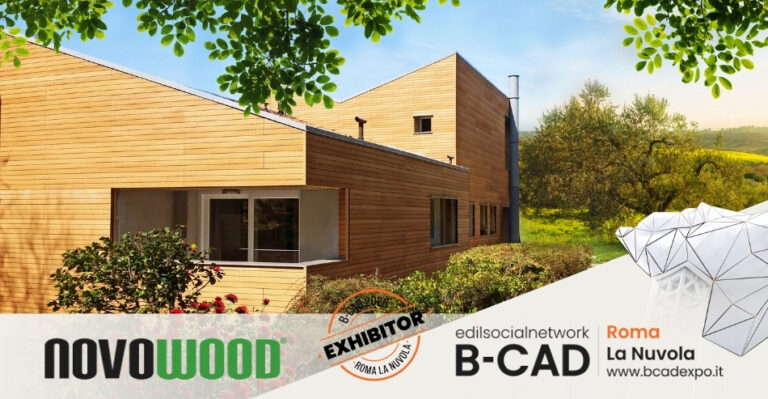 Novowood protagonista a B-CAD 2026 con soluzioni innovative per l’architettura outdoor