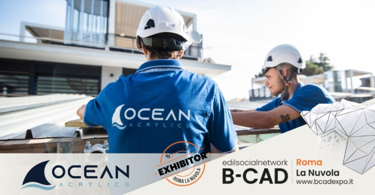 Tra acqua, luce e design: Ocean Acrylics protagonista a B-CAD Expo 2026