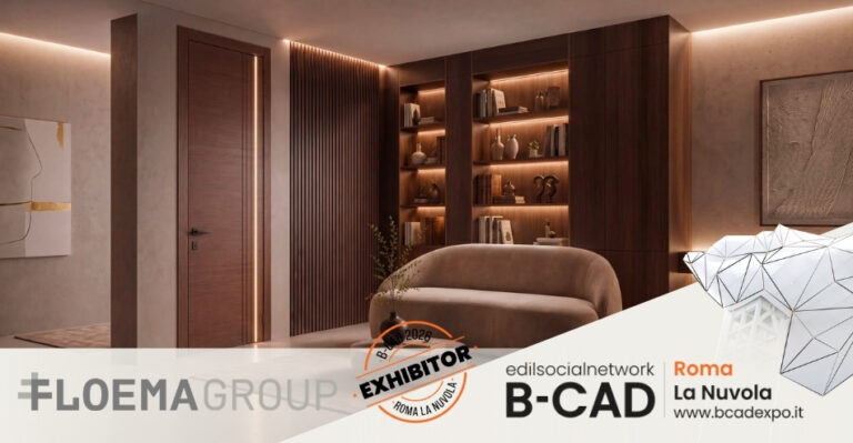 Floema Group presenta a B-CAD Expo 2026 soluzioni d’arredo e comfort acustico per l’architettura contemporanea