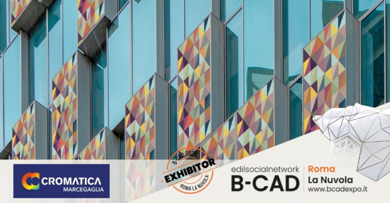Cromatica Marcegaglia porta a B-CAD Expo 2026 la stampa digitale continua su metallo per architettura e design