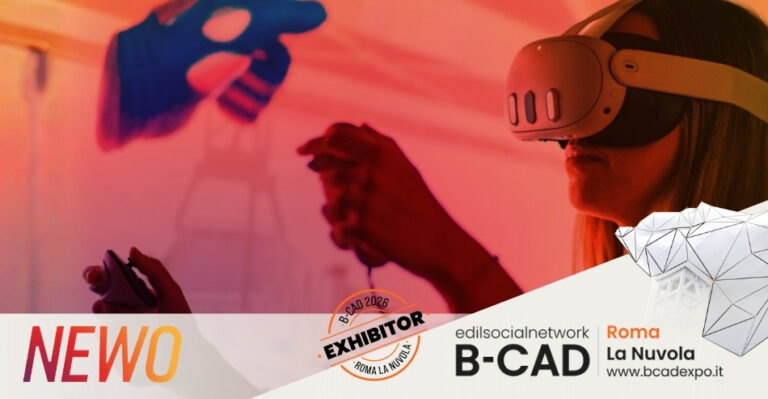 Newo Design presenta a B-CAD Expo 2026 la comunicazione visiva avanzata per architettura e ingegneria.