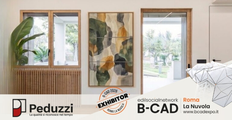 Peduzzi porta a B-CAD Expo 2026 l’eccellenza dei serramenti in legno tra tradizione artigianale e innovazione