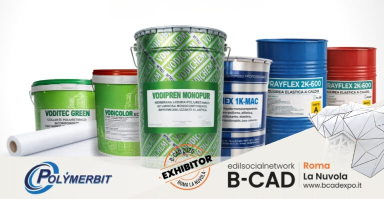 Polymerbit presenta a B-CAD Expo 2026 sistemi impermeabilizzanti di nuova generazione per l’edilizia