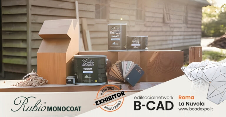 Rubio Monocoat presenta a B-CAD Expo 2026 soluzioni innovative per la protezione e la finitura del legno