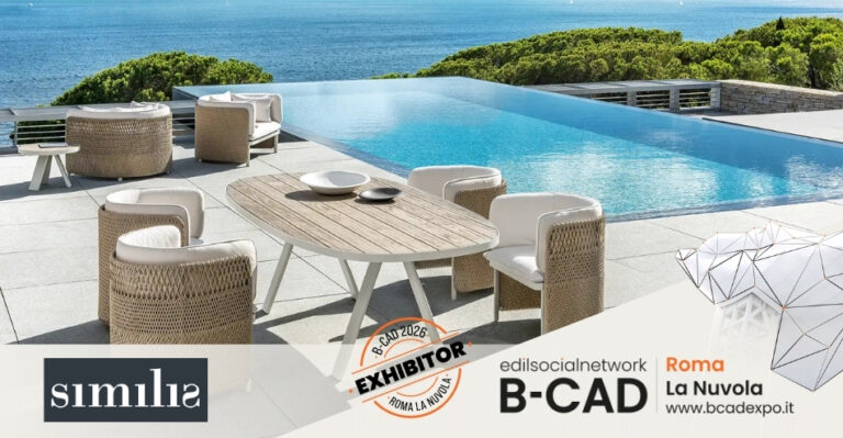Similis a B-CAD 2026: soluzioni outdoor di lusso tra design, tecnologia e comfort su misura