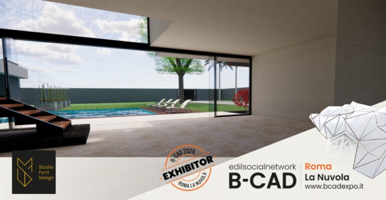 Studio Ferri Design presenta a B-CAD Expo 2026 una nuova esperienza immersiva per la progettazione architettonica