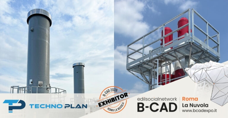 Techno Plan presenta a B-CAD Expo 2026 sistemi fumari e strutture metalliche per impianti tecnologici