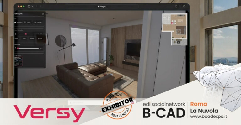 Versy a B-CAD Expo 2026: l’interior design entra nell’era dell’esperienza immersiva