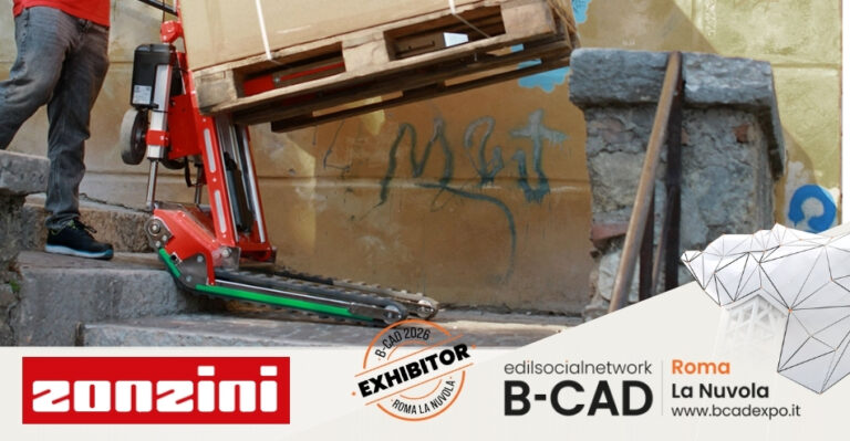 Zonzini porta a B-CAD Expo 2026 l’innovazione Made in Italy per la movimentazione professionale dei carichi