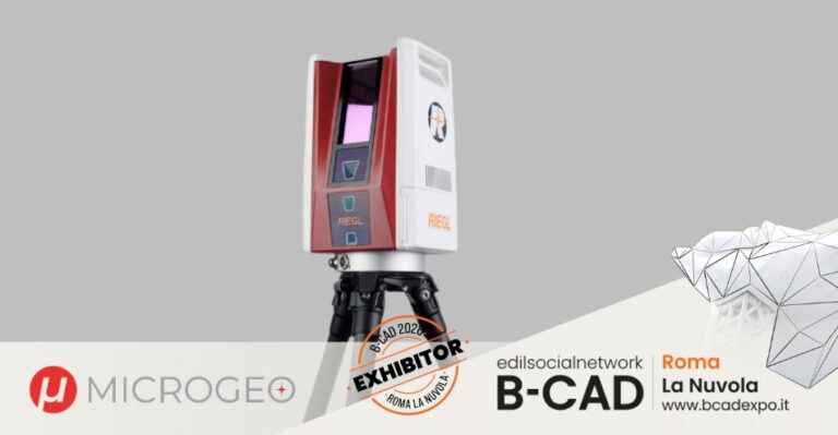 MicroGeo presenta a B-CAD Expo 2026 soluzioni avanzate per rilievo, scansione 3D e diagnostica