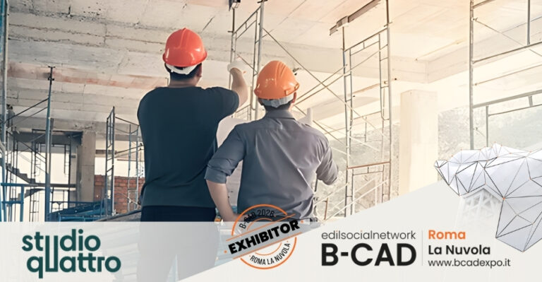 Studio Quattro presenta a B-CAD Expo 2026 un approccio integrato tra architettura, ingegneria e design