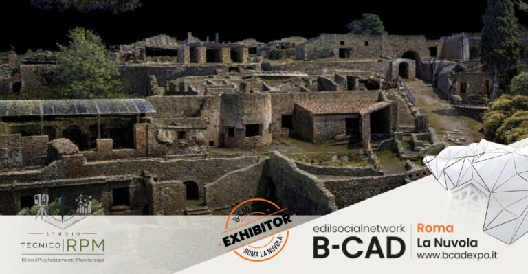 Studio Tecnico RPM presenta a B-CAD Expo 2026 servizi avanzati di rilievo 3D, topografia e modellazione BIM